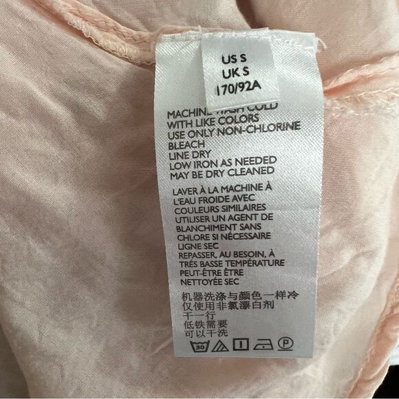 Free Peope My Love Balloon Sleeve Mixed Print V Neck Long  Sleeve Small - Picture 9 of 13